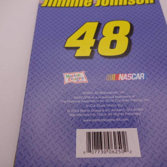 Jimmie Johnson 48 Lowes Spiral Notepad & Collectible Stamp Stickers - Picture 14 of 14